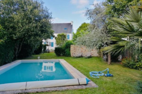 240 m with wifi-GARDEN-TERRACE and private POOL